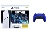 Konsole Playstation - Sony PLAYSTATION 5 Slim 1TB D Chassis Fortnite Cobalt Zestaw Startowy + DualSense Kobaltowy Błękit - miniaturka - grafika 1