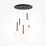 Lampy sufitowe - Nowoczesna wisząca lampa Basic Form MOD321PL-05B balls czarne - miniaturka - grafika 1