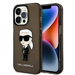 Karl Lagerfeld Obudowa dla telefonów komórkowych IML Ikonik NFT na Apple iPhone 14 Pro KLHCP14LHNIKTCK Czarny - Etui i futerały do telefonów - miniaturka - grafika 1