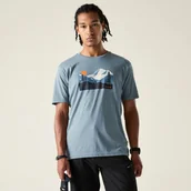 Koszulki sportowe męskie - Dare 2b Koszulka męska Movement III Niebieski, Cotton, Rozmiar: L - miniaturka - grafika 1