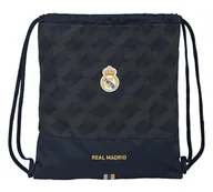 Plecaki - REAL MADRID 2. WYPOSAŻENIE 23/24 - Duży plecak płaski, plecak, idealny dla dzieci w różnym wieku, wygodny i wszechstronny, jakość i wytrzymałość, 35x40 cm, kolor granatowy, Granatowy, Estándar, Casual - miniaturka - grafika 1