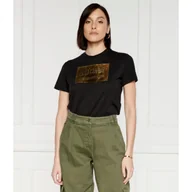 Koszulki i topy damskie - Just Cavalli T-shirt | Regular Fit - miniaturka - grafika 1