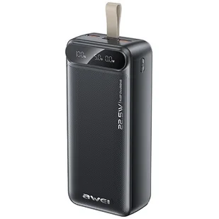Powerbank AWEI PA-12 30000 mAh 22.5W Czarny - Powerbanki - miniaturka - grafika 1