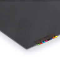 Płyty meblowe - Szkło z polistyrenu 4 mm gładka grafitowa 25 x 50 cm Robelit - miniaturka - grafika 1