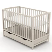 Łóżeczka i kojce - Łóżeczko Krzyś KASZMIR z szufladą i funkcją tapczanika 120x60 - miniaturka - grafika 1