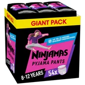 Pieluchy - Pampers Ninjamas Dziewczynka Pieluchomajtki, 54 pary pieluchomajtek 8 lat - miniaturka - grafika 1