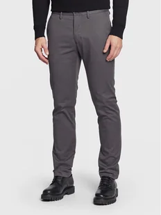 Tommy Hilfiger Chinosy Core Denton MW0MW28884 Szary Straight Fit - Spodnie męskie - miniaturka - grafika 1
