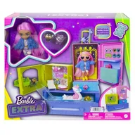 Lalki dla dziewczynek - Mattel Lalka Mattel Extra Mała lalka + zwierzątka HDY91 GXP-811957 - miniaturka - grafika 1