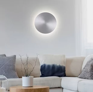 Paul Neuhaus Kinkiet LED na baterię Puntua Ø 25 cm aluminium - Lampy ścienne - miniaturka - grafika 1