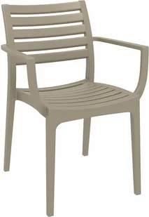 Meble ogrodowe Siesta Artemis Ares 140 cm Taupe 4+1 - Meble gastronomiczne - miniaturka - grafika 5