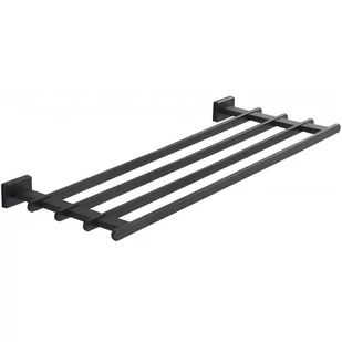 Mexen Arno półka na ręcznik czarna - 7020720-70 - Półki łazienkowe - miniaturka - grafika 1