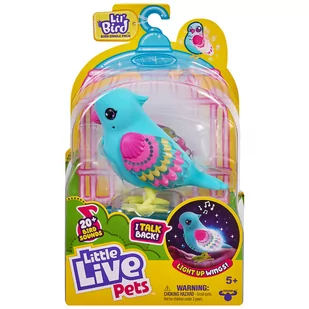 Little Live Pets Papuga Tweet Twinkle Śpiewa Mówi - Figurki dla dzieci - miniaturka - grafika 1
