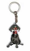 Breloki - Brelok do kluczy z psem Wyżeł Weimarski - miniaturka - grafika 1