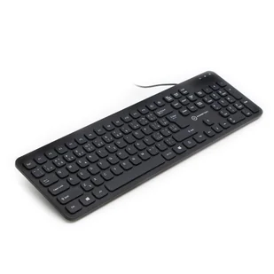Powerton WPK102, klawiatura Slim CZ/SK, klasyczna, przewodowa (USB), czarna, cicha  WPK102B CZ/SK - Klawiatury - miniaturka - grafika 2