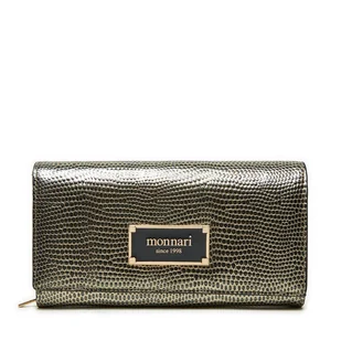 Mały Portfel Damski Monnari PURIMP0-24Z-PUR0250-K023D000-R00 Złoty - Portfele - miniaturka - grafika 1