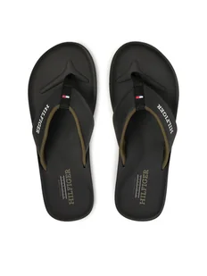 Tommy Hilfiger Japonki Padded Comfort Hilfiger B Sandal FM0FM05440 Czarny - Klapki i japonki męskie - miniaturka - grafika 1