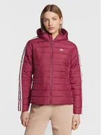 Kurtki damskie - adidas Kurtka przejściowa HS6769 Bordowy Slim Fit - miniaturka - grafika 1