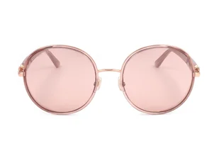Okulary JIMMY CHOO PAM-S-BKU. Okulary przeciwsłoneczne, Kolor złoty. Kobieta. - Okulary przeciwsłoneczne - miniaturka - grafika 1