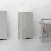 Szafki łazienkowe - Wisząca szafka łazienkowa, betonowa szarość, 32x20x67 cm - miniaturka - grafika 1