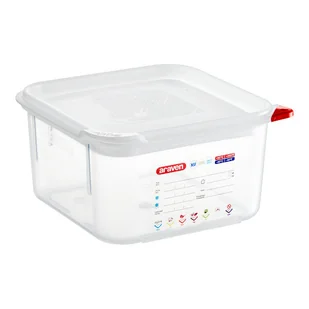 Pojemnik na produkty z polipropylenu 195x195x100 mm, 2 l ARAVEN, 11851 - Pojemniki kuchenne - miniaturka - grafika 1