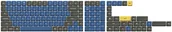 Gadżety dla graczy - Keychron - Low Profile Double Shot PBT LSA Keycap Set Version 2 - Keycapy do klawiatur niskoprofilowych Royal Full Set - miniaturka - grafika 1