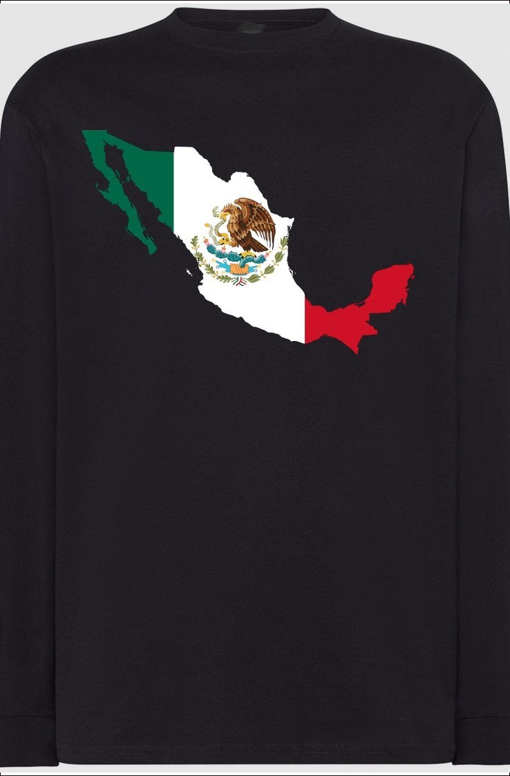 Meksyk Męska Bluza Longsleeve Modna Rozm.L