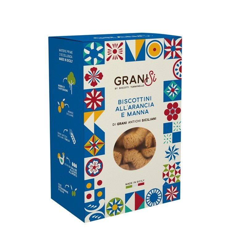 Sycylijskie ciasteczka pomarańczowe, 210 g / Tumminello