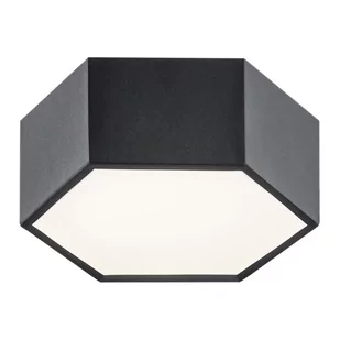 Argon Plafon LAMPA sufitowa ARIZONA 3824 geometryczna OPRAWA ścienna LED 10W kinkiet heksagon czarny 3824 - Lampy sufitowe - miniaturka - grafika 1