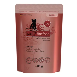Catz Finefood N.03 Drób saszetka 85g / 4260101760883 - Mokra karma dla kotów - miniaturka - grafika 3