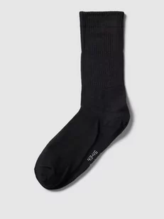 Skarpety w jednolitym kolorze w zestawie 2 szt. model ‘Crew Sock’ - Skarpetki męskie - miniaturka - grafika 1