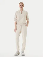 Dresy damskie - EA7 Emporio Armani Dres 7W000976 AF12501 U1088 Beżowy Regular Fit - miniaturka - grafika 1