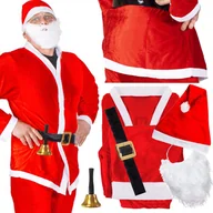 Stroje karnawałowe - Strój św. Mikołaja zestaw 6 elementowy - miniaturka - grafika 1