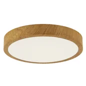 Lampy sufitowe - Lampa nasufitowa Atut 04151 Ideus LED 24W IP44 4100K okrągła brązowa - miniaturka - grafika 1