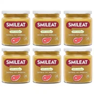 Dania dla dzieci - Smileat Słoiczek z ekologiczną cielęciną i warzywami po 6 miesiącu Zestaw 6 x 230 g Bio - miniaturka - grafika 1