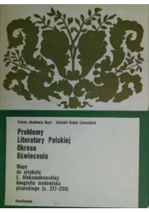 Problemy literatury polskiej okresu oświecenia 2 książki - Literatura obyczajowa - miniaturka - grafika 1