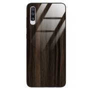 Etui i futerały do telefonów - Etui drewniane Samsung Galaxy A70 Premium Wood Dark Brown Forestzone Glass - miniaturka - grafika 1