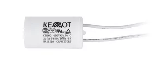 Kemot Kondensator 12uF 450V do silników jednofazowych LEC-URZ3214 - Podzespoły elektroniczne - miniaturka - grafika 1
