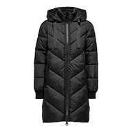 Kurtki damskie - ONLY Damska kurtka JDYSKYLAR Padded Hood Jacket OTW NOOS kurtka, czarna/szczegóły: czarny, XXS - miniaturka - grafika 1