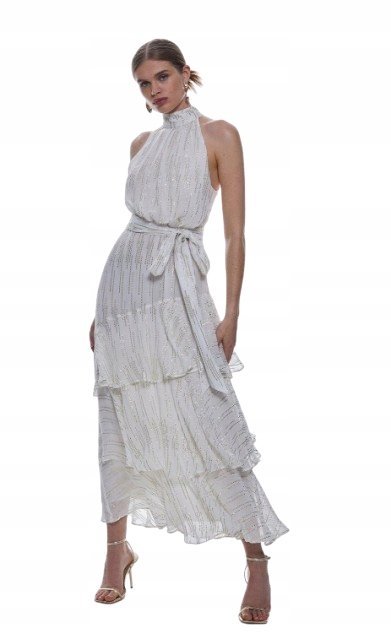 KAREN MILLEN SUKIENKA Z ODKRYTYMI RAMIONAM 38 1Y1N