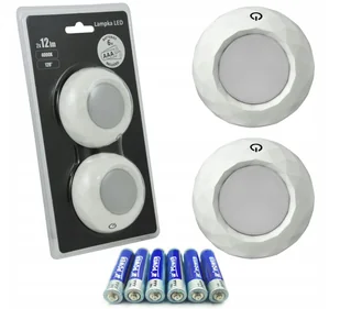 2x Lampka lampa podszafkowa meblowa Led baterie - Taśmy LED - miniaturka - grafika 1