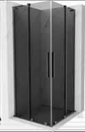 Kabiny prysznicowe - Mexen Velar L Duo kabina prysznicowa rozsuwana 80x80 cm, grafit, gun metal - 871-080-080-02-43-95 - miniaturka - grafika 1