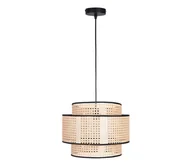Lampy sufitowe - Żyrandol na lince TAKARA 1xE27/20W/230V śr. 40 cm beżowy - miniaturka - grafika 1