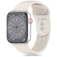 Akcesoria do smartwatchy - Pasek TECH-PROTECT Silicone do Apple Watch 4/5/6/7/8/9/SE (38/40/41mm) Jasnobeżowy - miniaturka - grafika 1