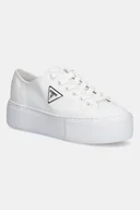 Trampki damskie - Guess tenisówki JOEZI2 damskie kolor biały FLTJO2 FAB12 - miniaturka - grafika 1