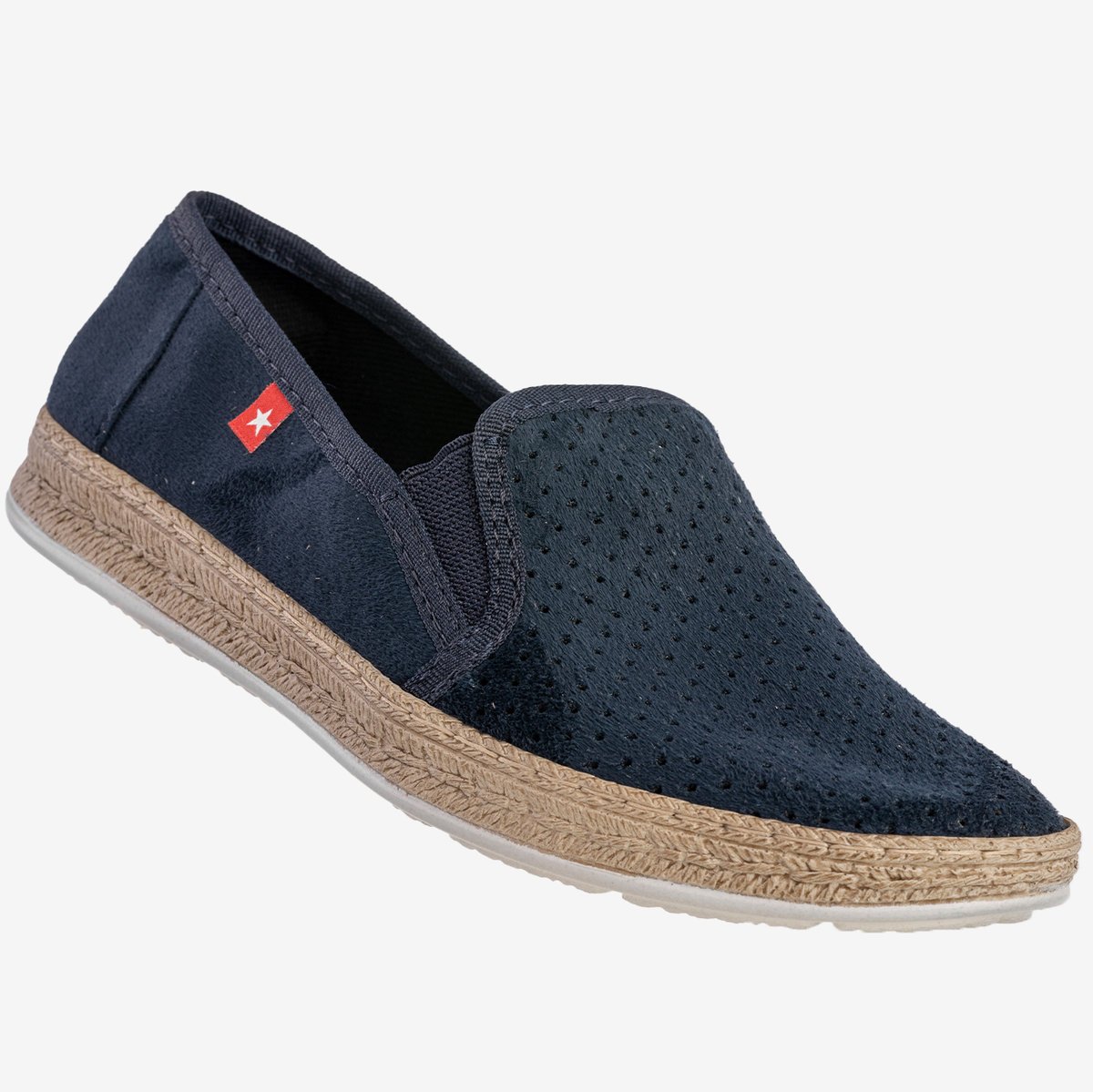 Espadryle Damskie BIG STAR Wsuwane Slip On Buty Granatowe FF276033 38 Granatowy