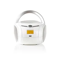 Odtwarzacze CD - Nedis SPBB100WT odtwarzacz cd Biały - miniaturka - grafika 1