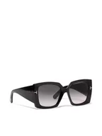 Okulary przeciwsłoneczne - Tom Ford Okulary przeciwsłoneczne Jacquetta FT0921 5401B Czarny - miniaturka - grafika 1