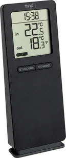 TFA TFA 30.3071.01 black LOGO 2.0 RC Thermometer - Termometry domowe - miniaturka - grafika 1