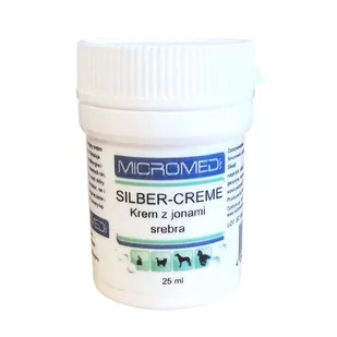 Micromed Vet Silver Krem z jonami srebra 25 ml - Suplementy i witaminy dla psów - miniaturka - grafika 1