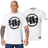 Odzież taktyczna i umundurowanie - Pit Bull Middle Weight 170 Basic Scratch '25 - Biała  M - miniaturka - grafika 1